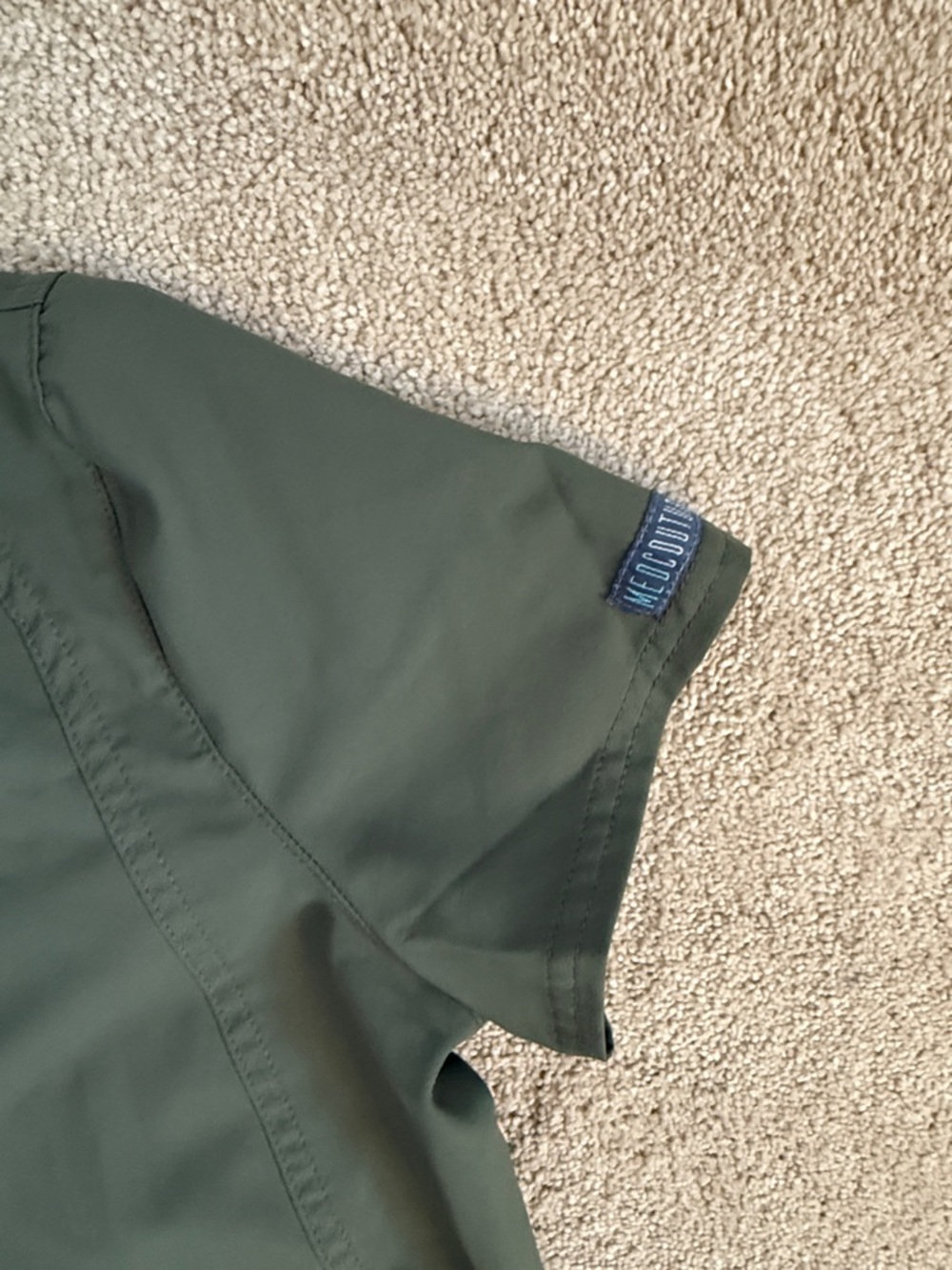 Med Couture Olive Green Cargo Jogger Scrub Pants - Picture 6 of 9